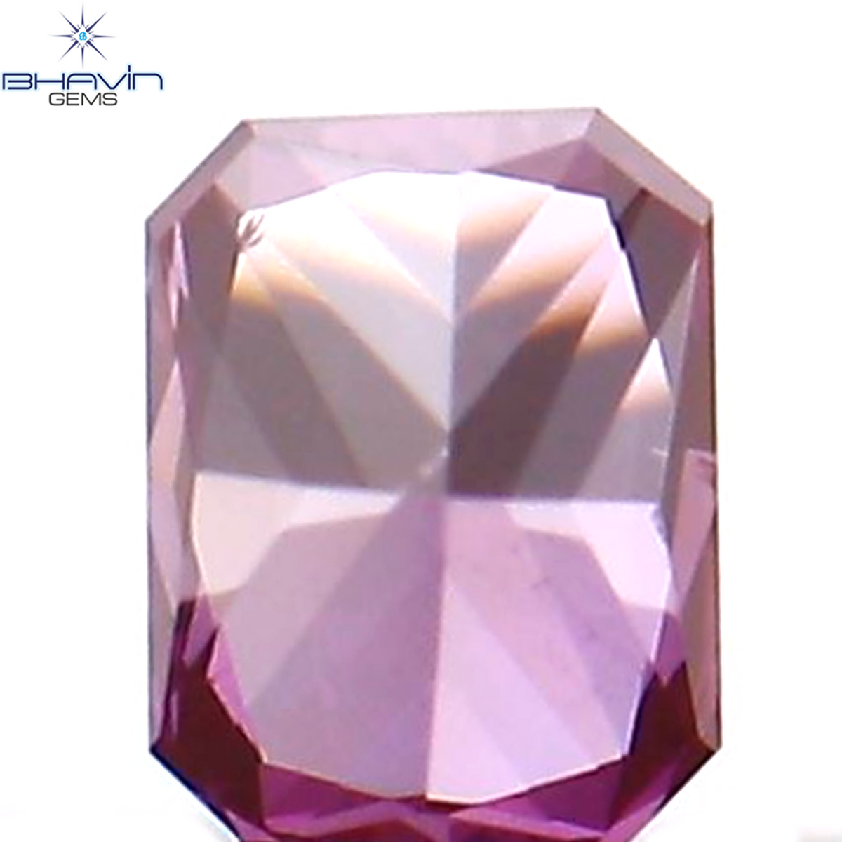 0.07 CT Natural Radiant Diamond Enhanced Pink Color Clarity VS1 (2.70 MM)