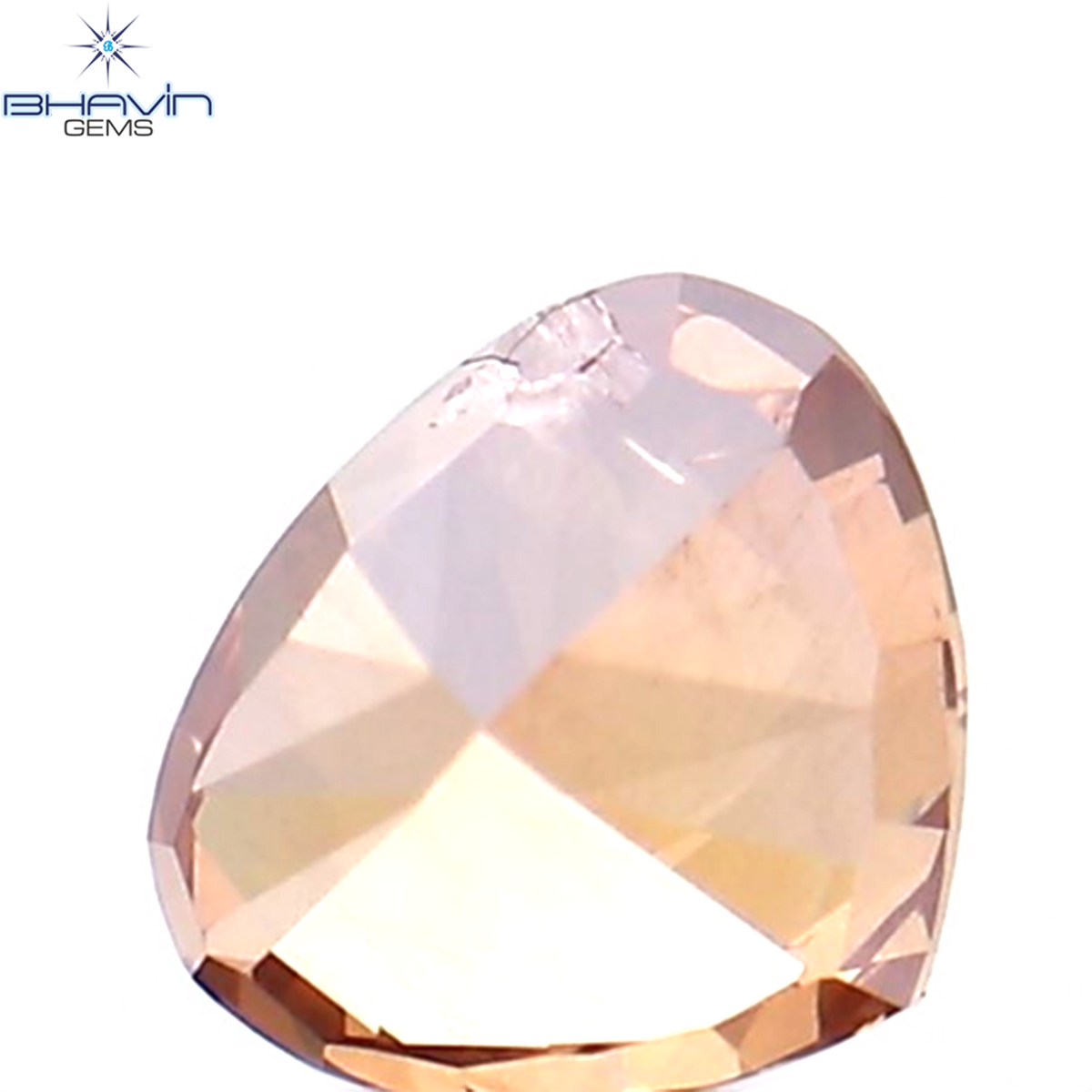 0.20 CT ハート シェイプ エンハンスト ピンク カラー ナチュラル ルース ダイヤモンド SI2 クラリティ (3.91 MM)