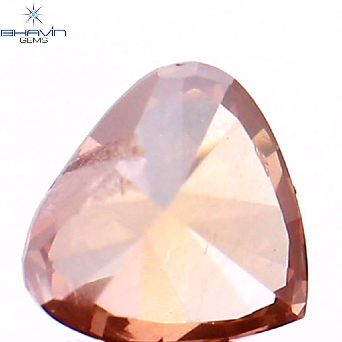 0.15 CT ハートシェイプ エンハンスト ピンク カラー ナチュラル ルース ダイヤモンド SI1 クラリティ (3.58 MM)
