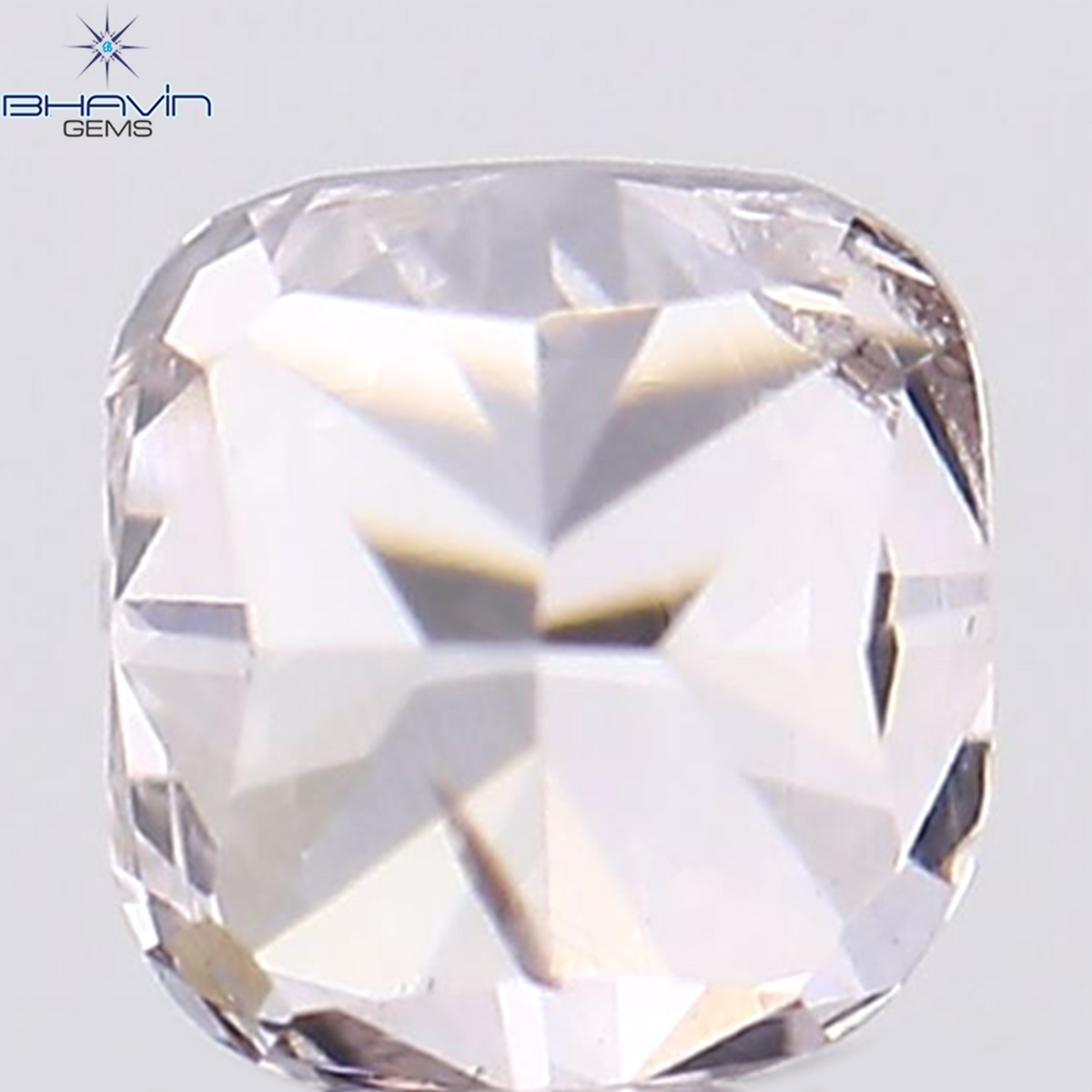 0.06 CT クッションシェイプ 天然ダイヤモンド ピンクカラー VS2 クラリティ (2.30 MM)