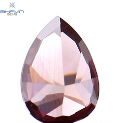 0.29 CT Pear Shape Natural Diamond Pink Color VS1 Clarity (4.80 MM)