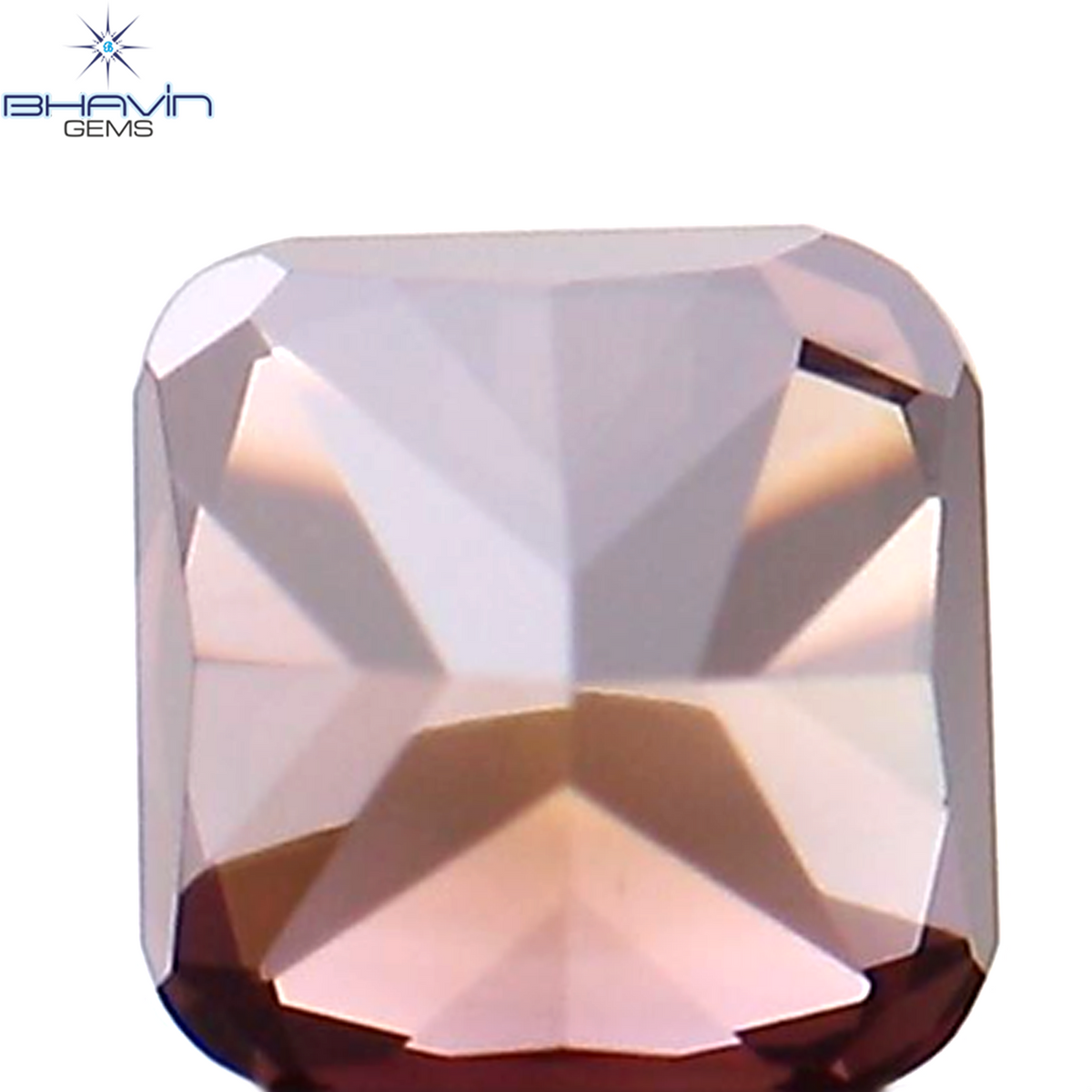 0.18 CT Natural Cushion Diamond Enhanced Pink Color Clarity VS1 (3.06 MM)