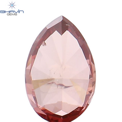 0.23 CT ペアシェイプ ナチュラル ダイヤモンド ピンク色 SI2 クラリティ (4.87 MM)