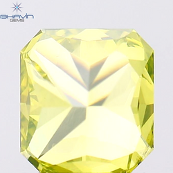 Copy of 0.98 CT Radiant Shape Natural Diamond Green Color VS1 Clarity (5.61 MM)