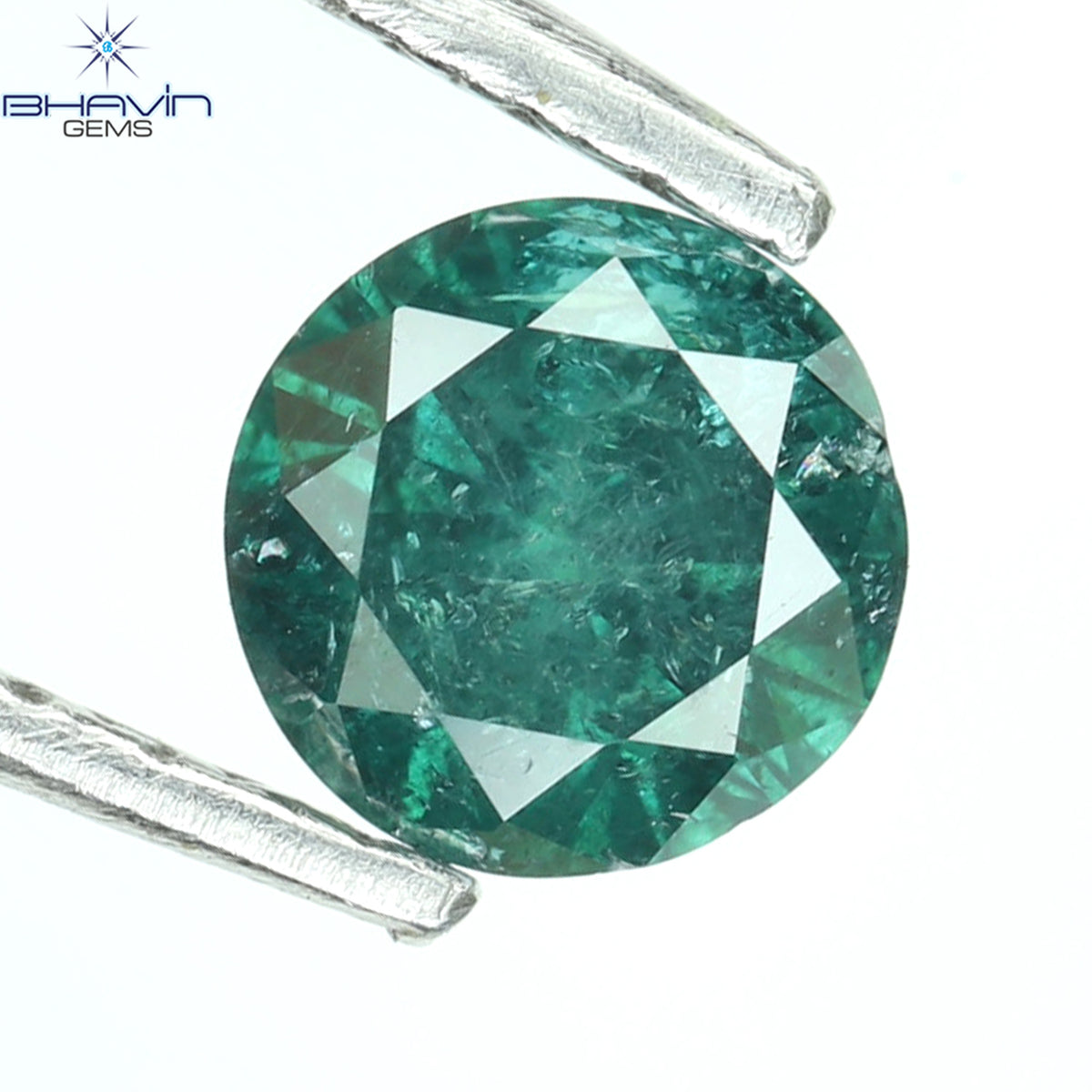 0.29 CT Natural Round Diamond Enhanced Blue Color Clarity I3 (4.20 MM)