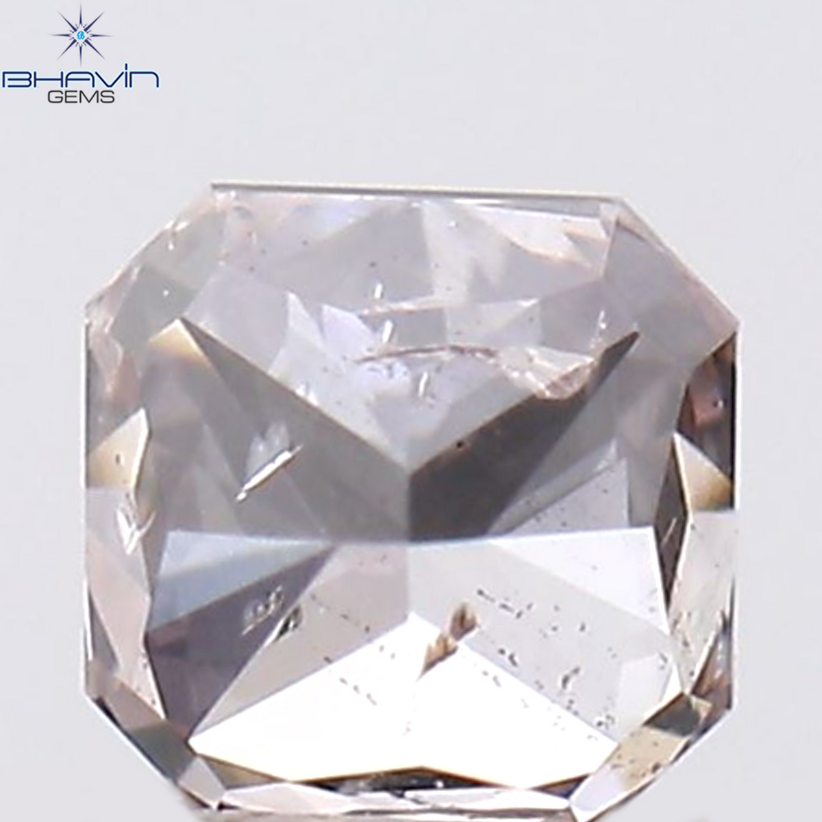 0.11 CT Natural Radiant Diamond Pink Color Clarity SI2 (2.68 MM)