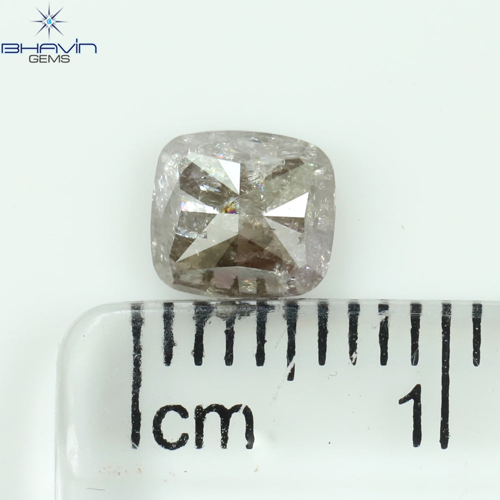0.05 CT クッションシェイプ 天然ダイヤモンド ピンクカラー VS2 クラリティ (2.28 MM)