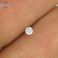 0.03 CT Round Shape Natural Loose Diamond White Color SI1 Clarity (2.04 MM)