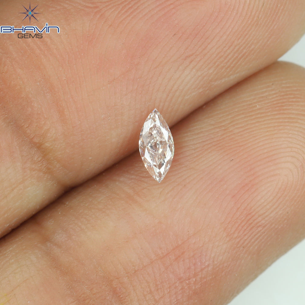 0.03 CT ペアシェイプ ナチュラル ダイヤモンド ピンク色 SI2 クラリティ (2.95 MM)