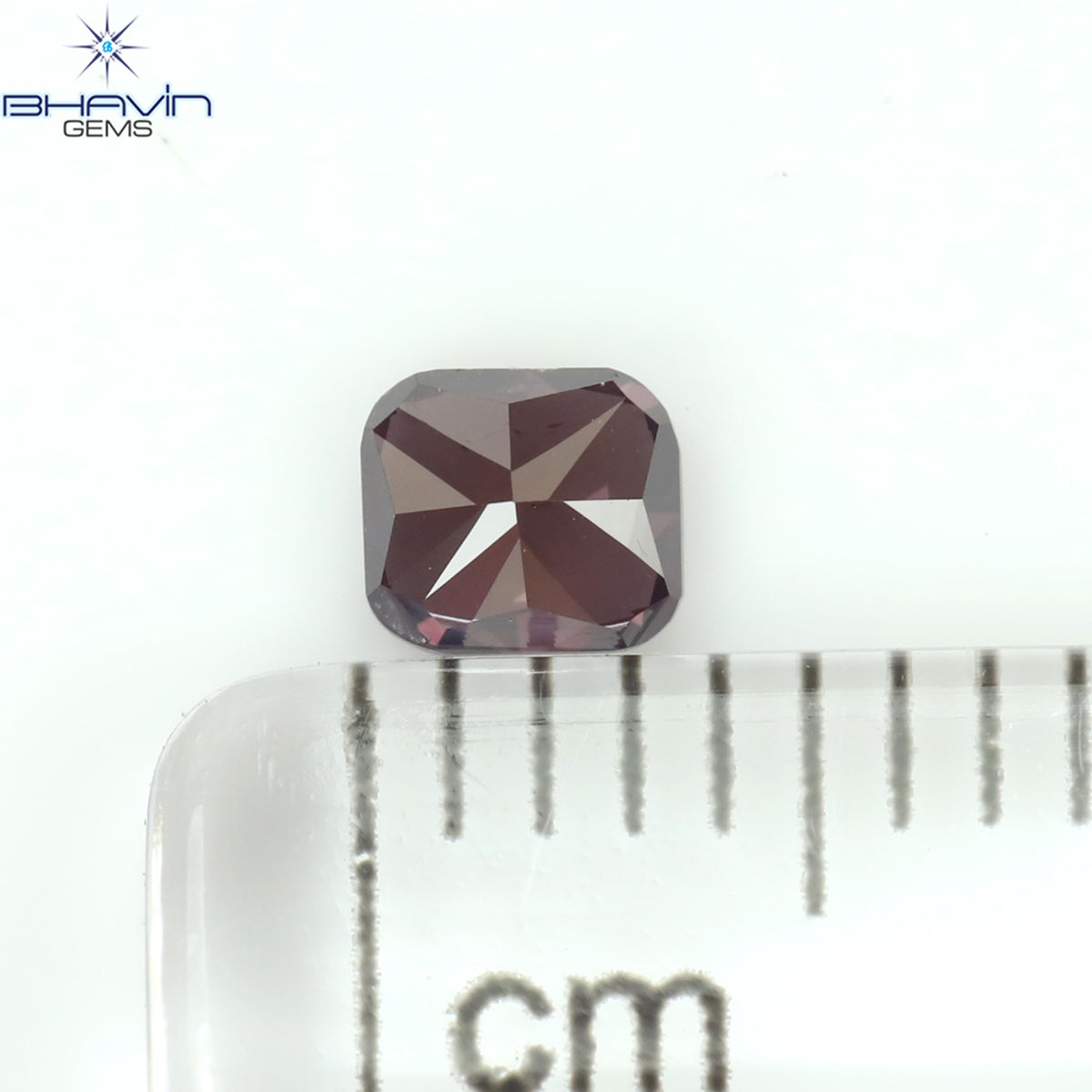 0.23 CT クッション シェイプ ナチュラル ルース ダイヤモンド 強化ピンク色 SI1 クラリティ (3.63 MM)