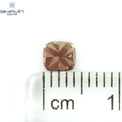0.50 CT クッション シェイプ ナチュラル ルース ダイヤモンド エンハンスト ピンク カラー SI1 クラリティ (4.35 MM)