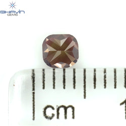 0.27 CT クッション シェイプ ナチュラル ルース ダイヤモンド 強化ピンク色 VS2 クラリティ (3.60 MM)
