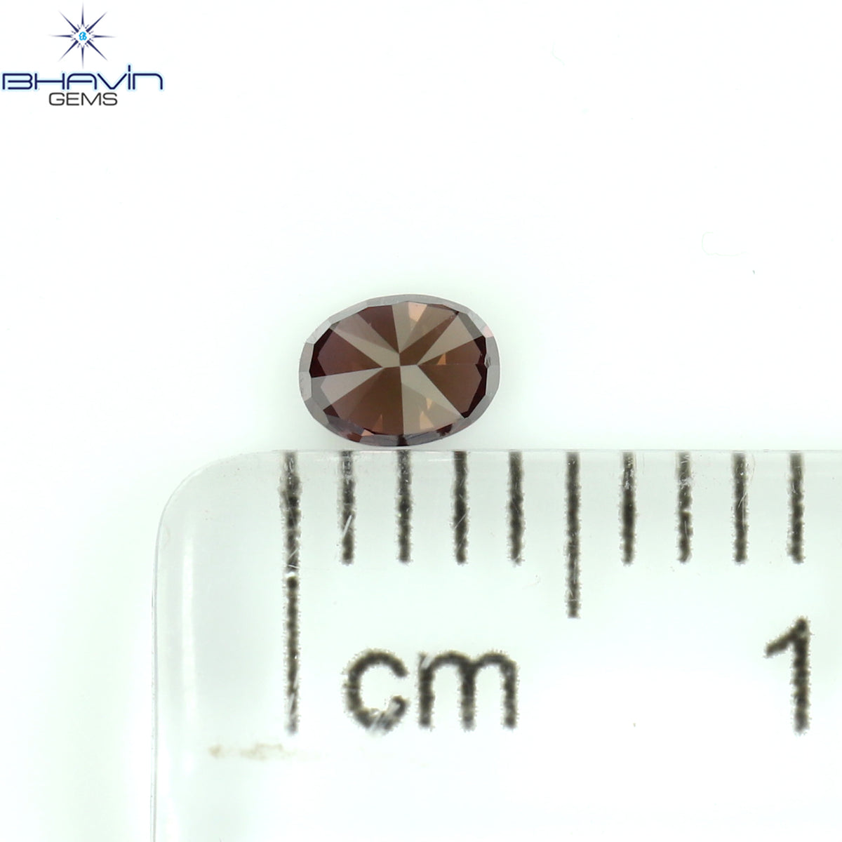 0.17 CT Natural Oval Diamond Enhanced Pink Color Clarity VS1 (3.64 MM)