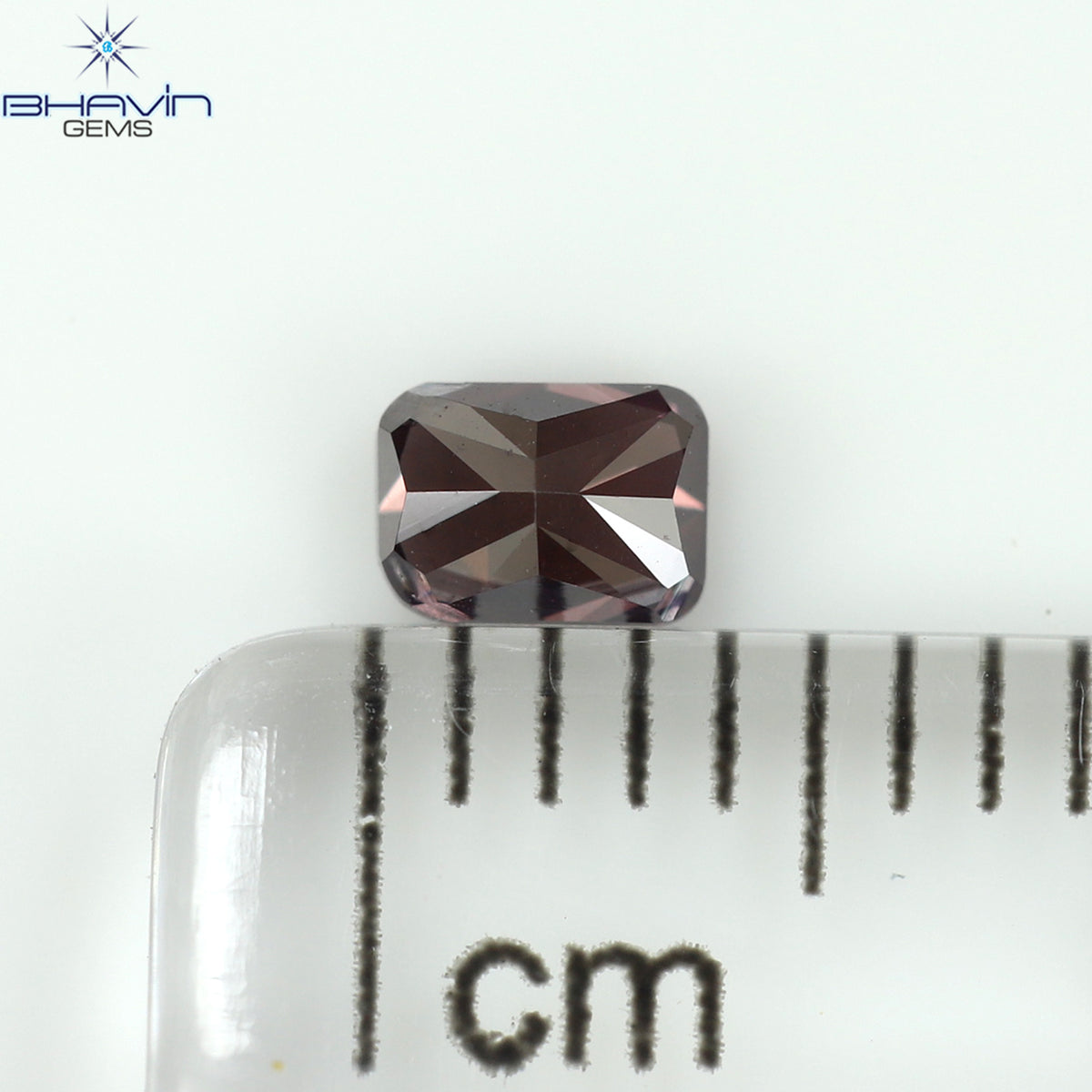 0.21 CT クッション シェイプ ナチュラル ルース ダイヤモンド 強化ピンク色 VS2 クラリティ (3.78 MM)