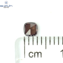 0.22 CT Cushion Shape Natural Loose Diamond Enhanced Pink Color VS1 Clarity (3.36 MM)