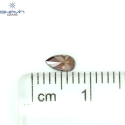 0.20 CT Pear Shape Natural Diamond Pink Color VS1 Clarity (5.24 MM)
