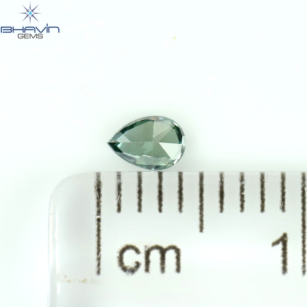 0.11 CT ペアシェイプ ナチュラル ダイヤモンド ピンク色 VS1 クラリティ (3.90 MM)