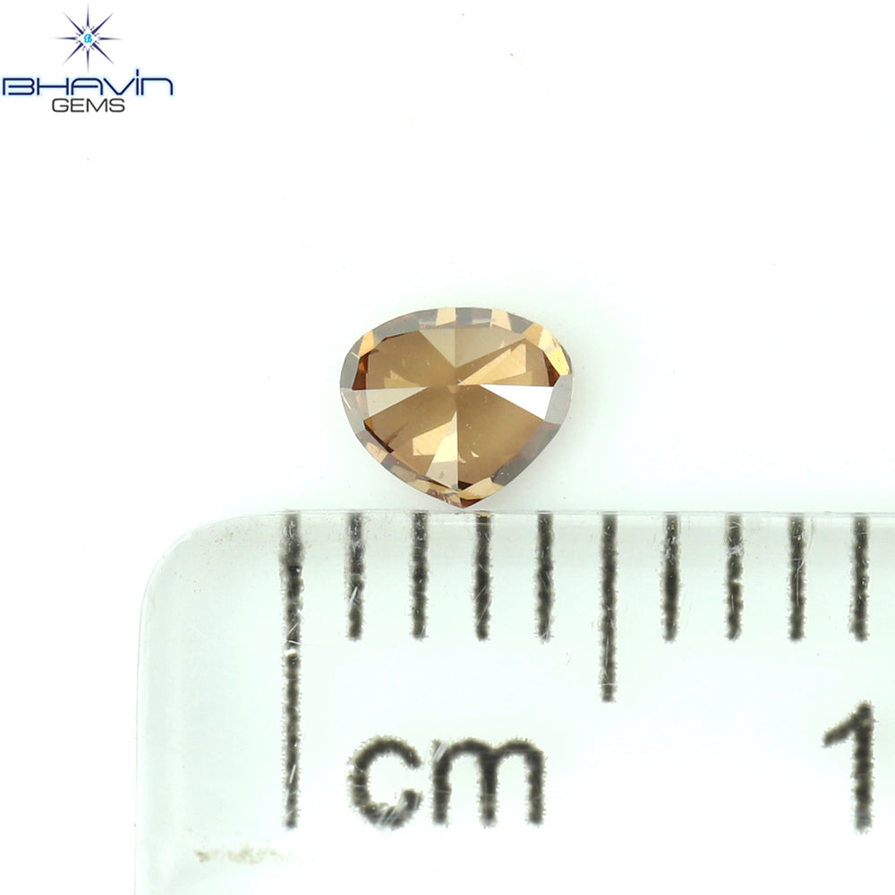 0.20 CT ハートシェイプ エンハンスト ピンク カラー ナチュラル ルース ダイヤモンド SI1 クラリティ (3.74 MM)