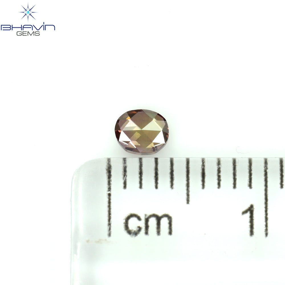 0.15 CT オーバル シェイプ ナチュラル ルース ダイヤモンド ピンク カラー VS2 クラリティ (3.50 MM)