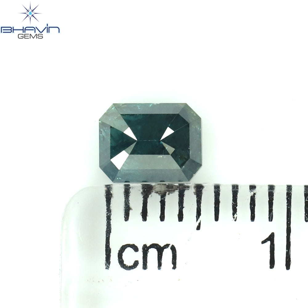 0.27 CT エメラルド シェイプ ナチュラル ダイヤモンド ピンク色 VS1 クラリティ (4.22 MM)