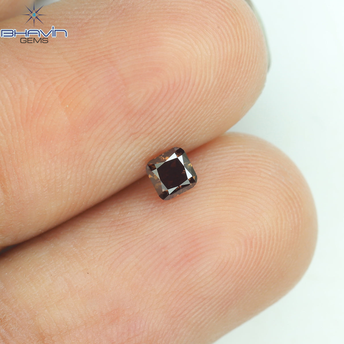 0.18 CT Natural Cushion Diamond Enhanced Pink Color Clarity VS1 (3.06 MM)