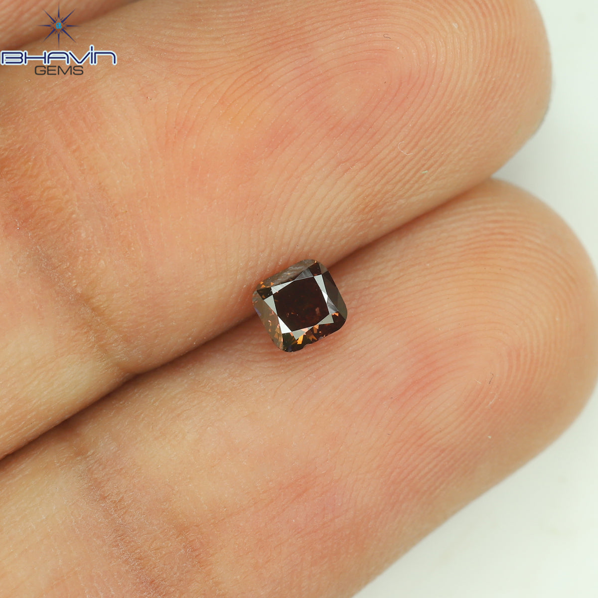 0.30 CT クッション シェイプ ナチュラル ルース ダイヤモンド エンハンスト ピンク カラー SI1 クラリティ (3.51 MM)