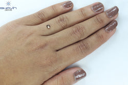 0.30 CT Cushion Shape Natural Loose Diamond Enhanced Pink Color VS2 Clarity (3.48 MM)