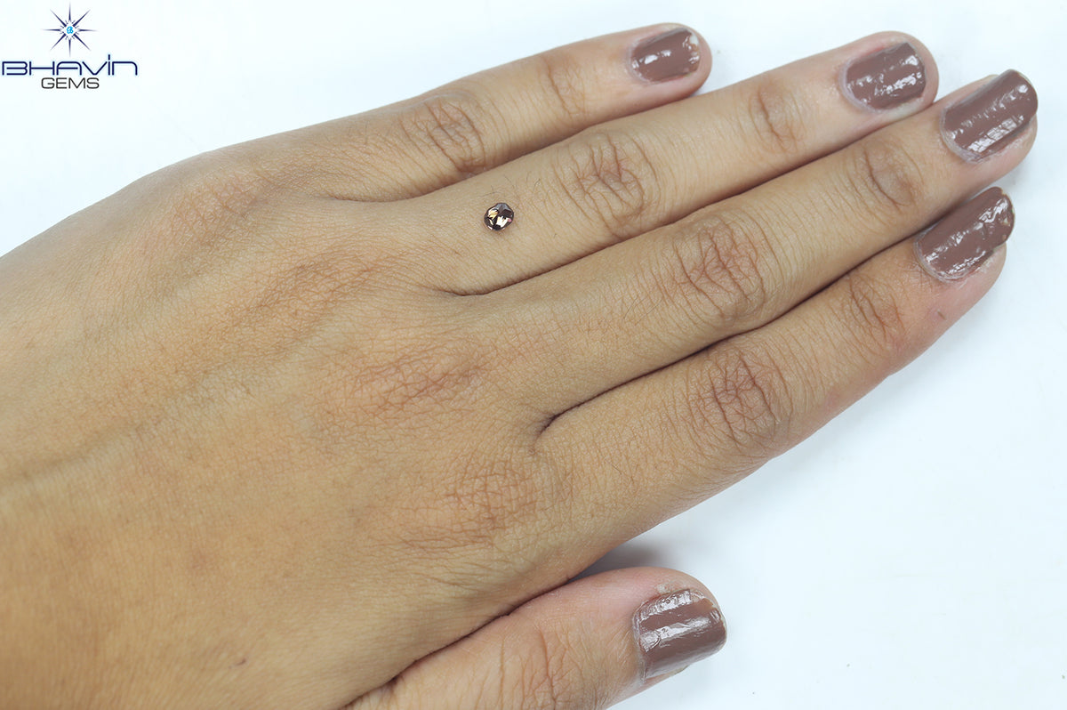 0.27 CT Natural Oval Diamond Enhanced Pink Color Clarity VS1 (3.91 MM)