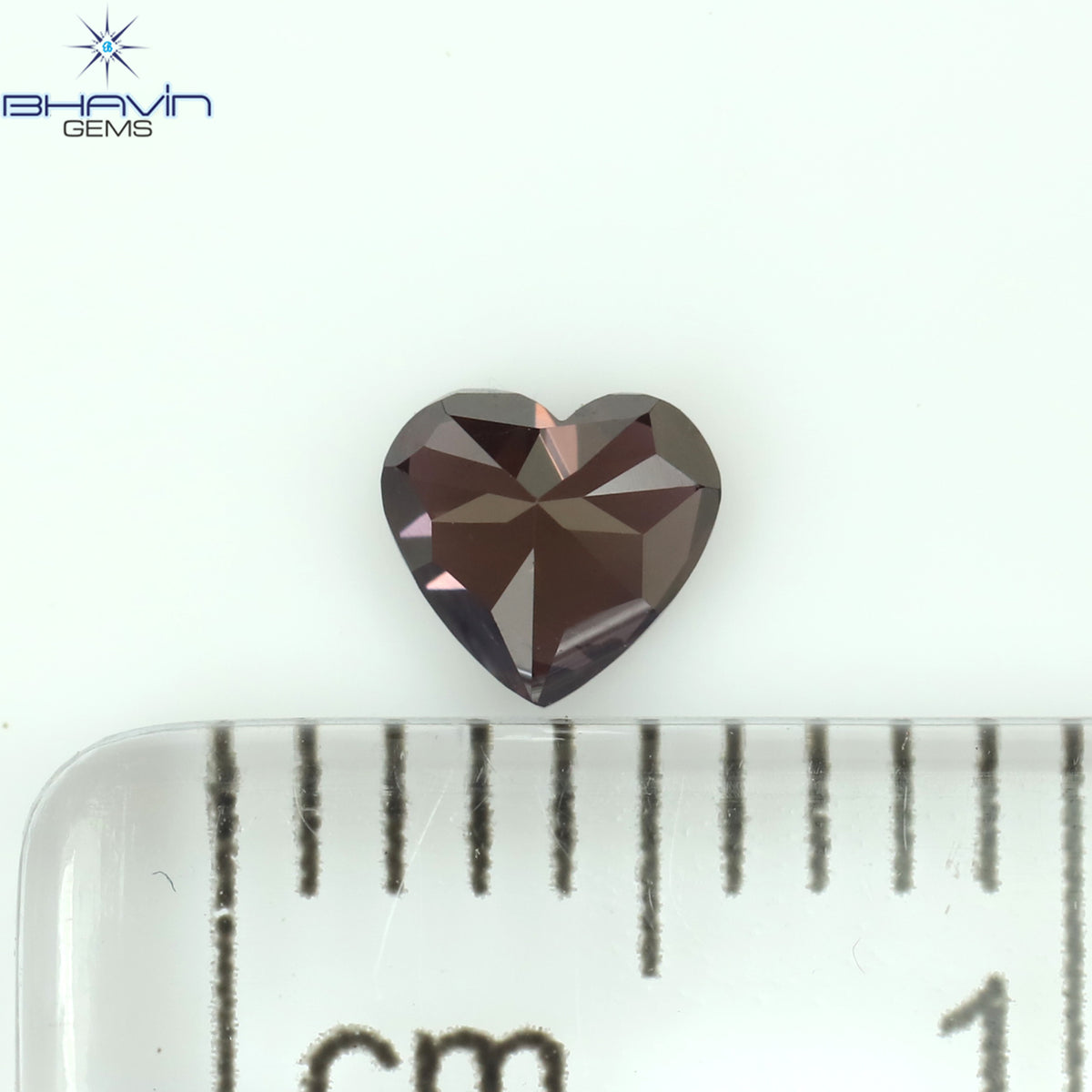 0.23 CT Natural Heart Diamond Enhanced Pink Color Clarity VS1 (4.02 MM)