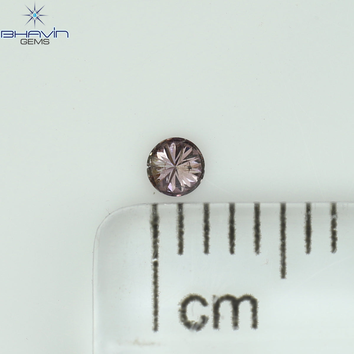 0.05 CT ラウンド シェイプ ナチュラル ダイヤモンド ピンク カラー I1 クラリティ (2.30 MM)