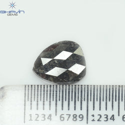 1.25 CT ペアシェイプ ナチュラル ダイヤモンド ブラウン カラー I3 クラリティ (8.61 MM)
