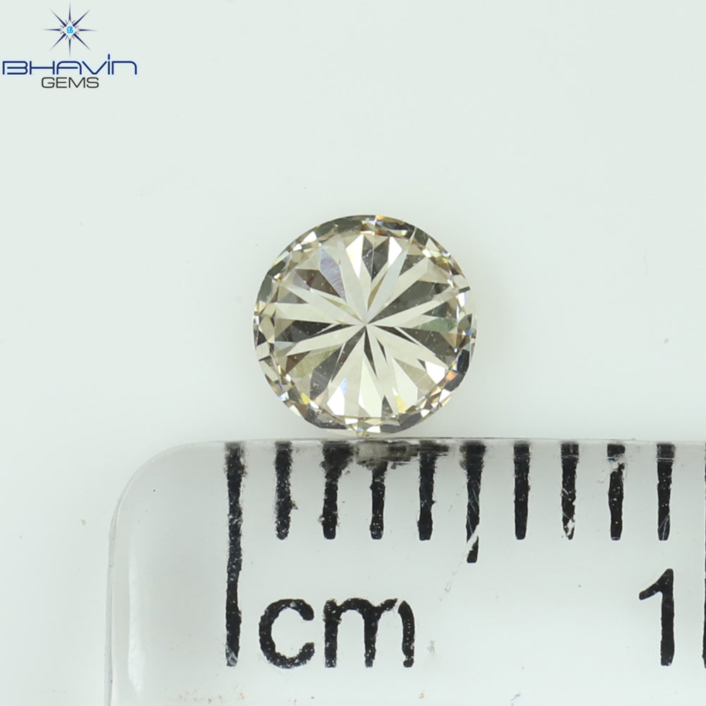 0.41 CT Round Shape Natural Loose Diamond White (K) Color VS1 Clarity (4.70 MM)