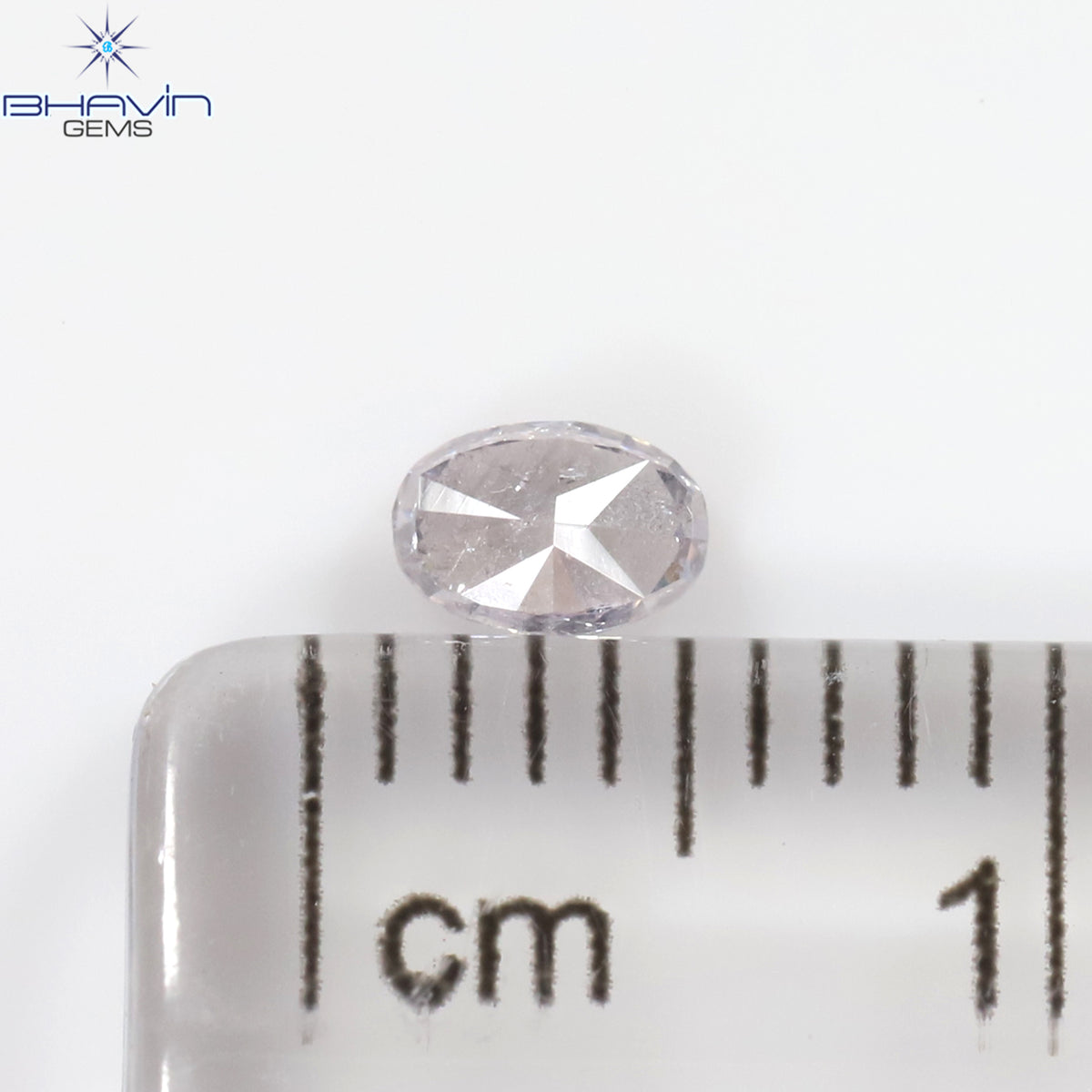 0.22 CT Natural Oval Diamond Pink Color Clarity I1 (4.28 MM)