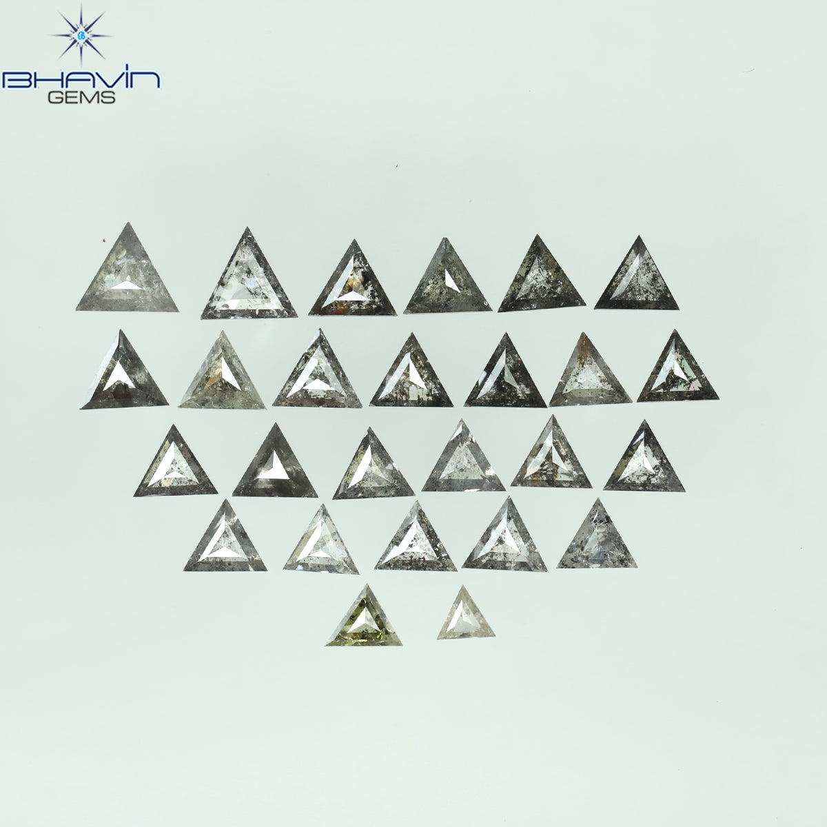 0.05 CT/5 ピース ラウンド シェイプ ナチュラル ルース ダイヤモンド ピンク カラー I1 クラリティ (0.05 MM)