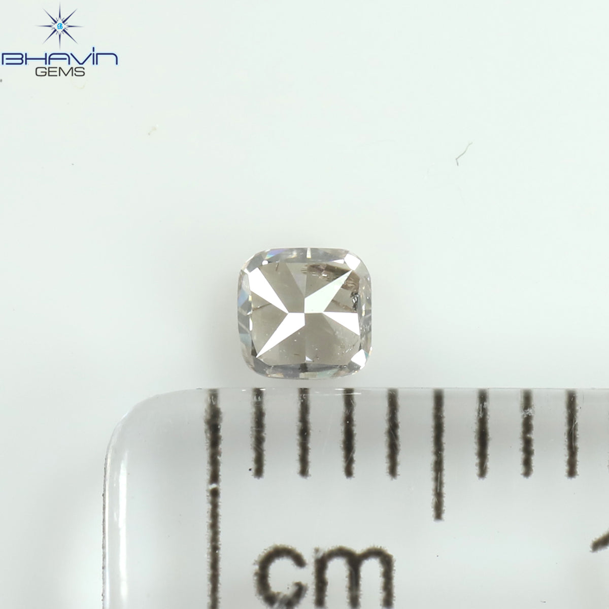 0.17 CT Natural Cushion Diamond Pink Color Clarity I1 (3.00 MM)