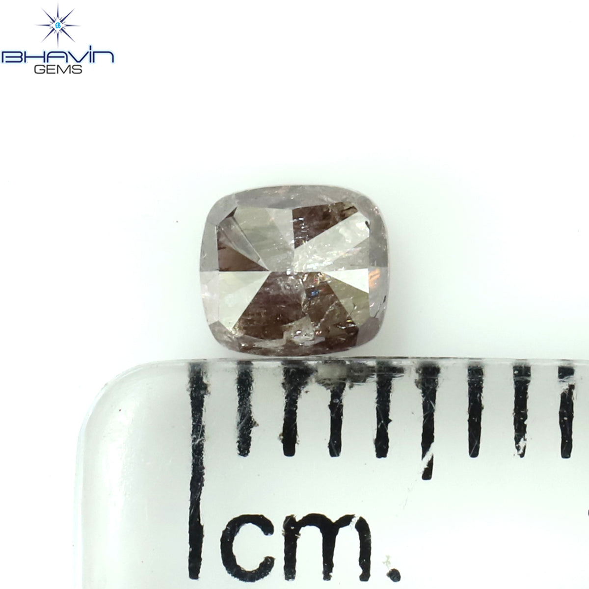 0.05 CT クッションシェイプ 天然ダイヤモンド ピンク色 VS1 クラリティ (2.06 MM)