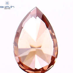0.16 CT Pear Shape Natural Diamond Pink Color VS2 Clarity (4.37 MM)