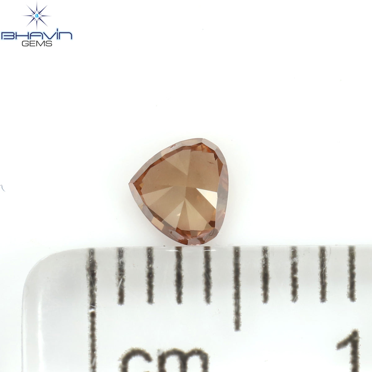 0.19 CT Natural Heart Diamond Enhanced Pink Color Clarity VS2 (3.78 MM)