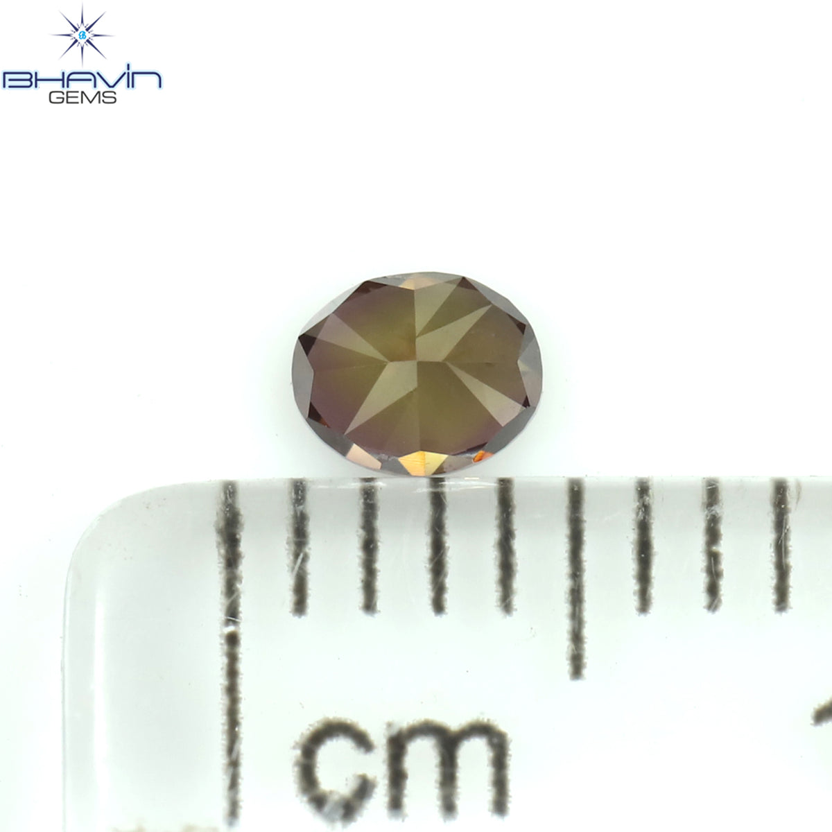 0.17 CT Natural Oval Diamond Enhanced Pink Color Clarity VS2 (3.58 MM)