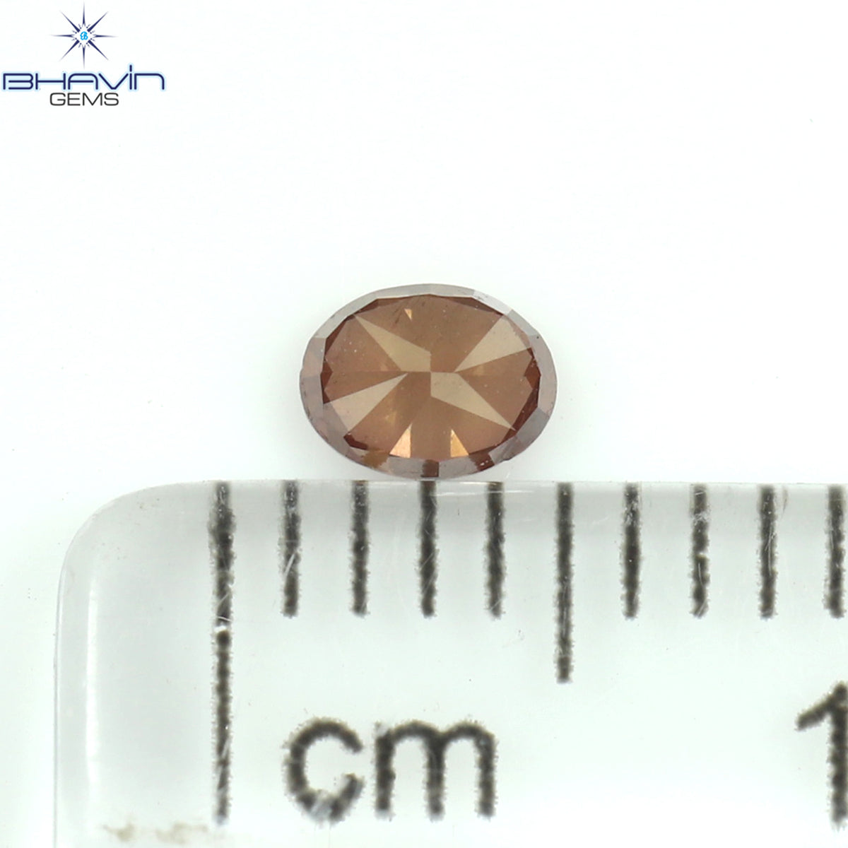 0.17 CT Natural Oval Diamond Enhanced Pink Color Clarity SI1 (3.81 MM)