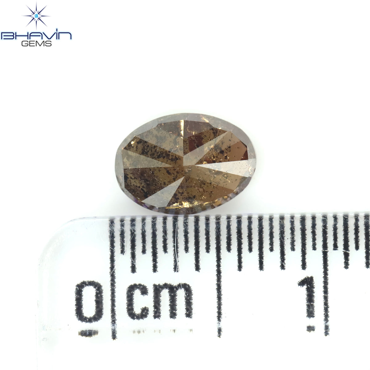 0.84 CT Natural Oval Diamond Enhanced Pink Color Clarity I3 (6.68 MM)