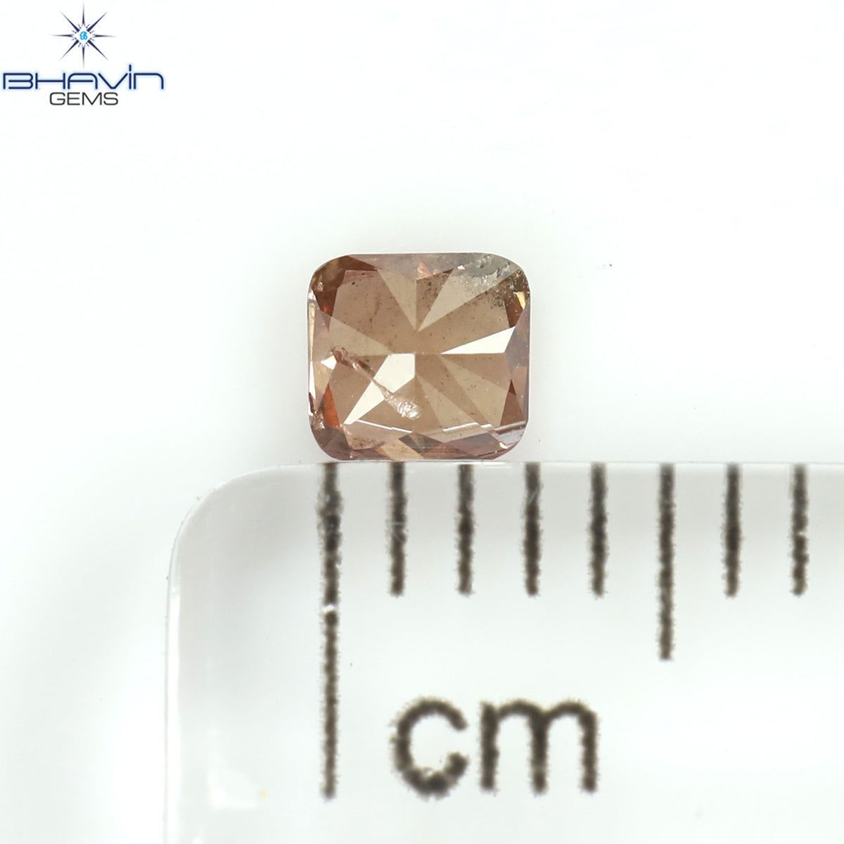 0.18 CT クッション シェイプ ナチュラル ルース ダイヤモンド エンハンスト ピンク カラー SI2 クラリティ (3.38 MM)