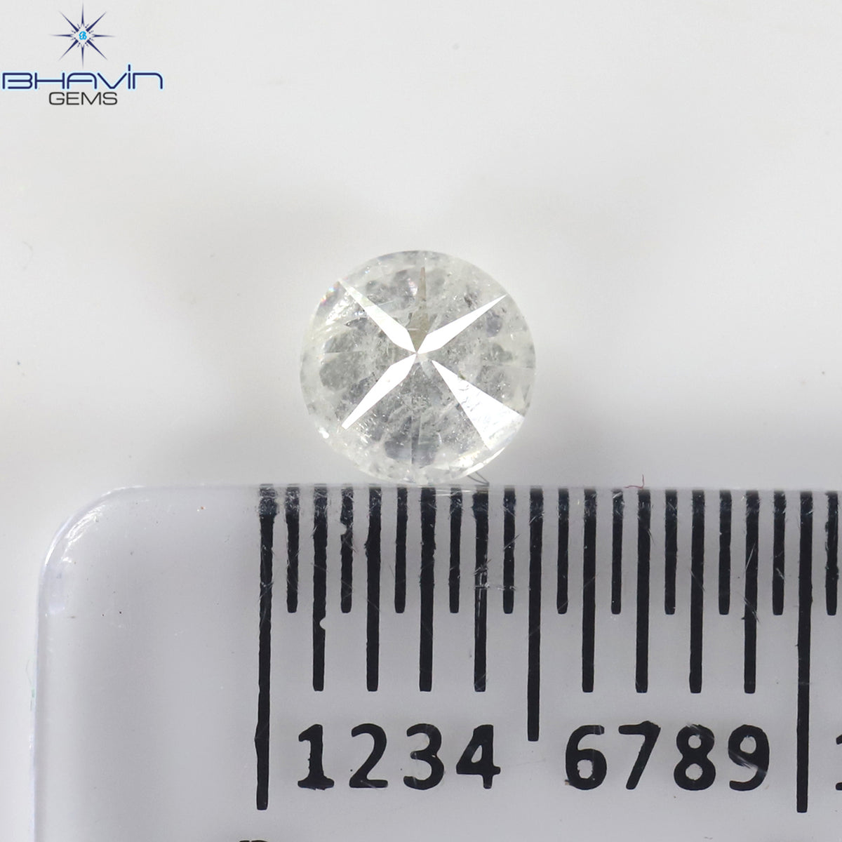 0.36 CT Natural Round Diamond White Color Clarity I3 (4.36 MM)
