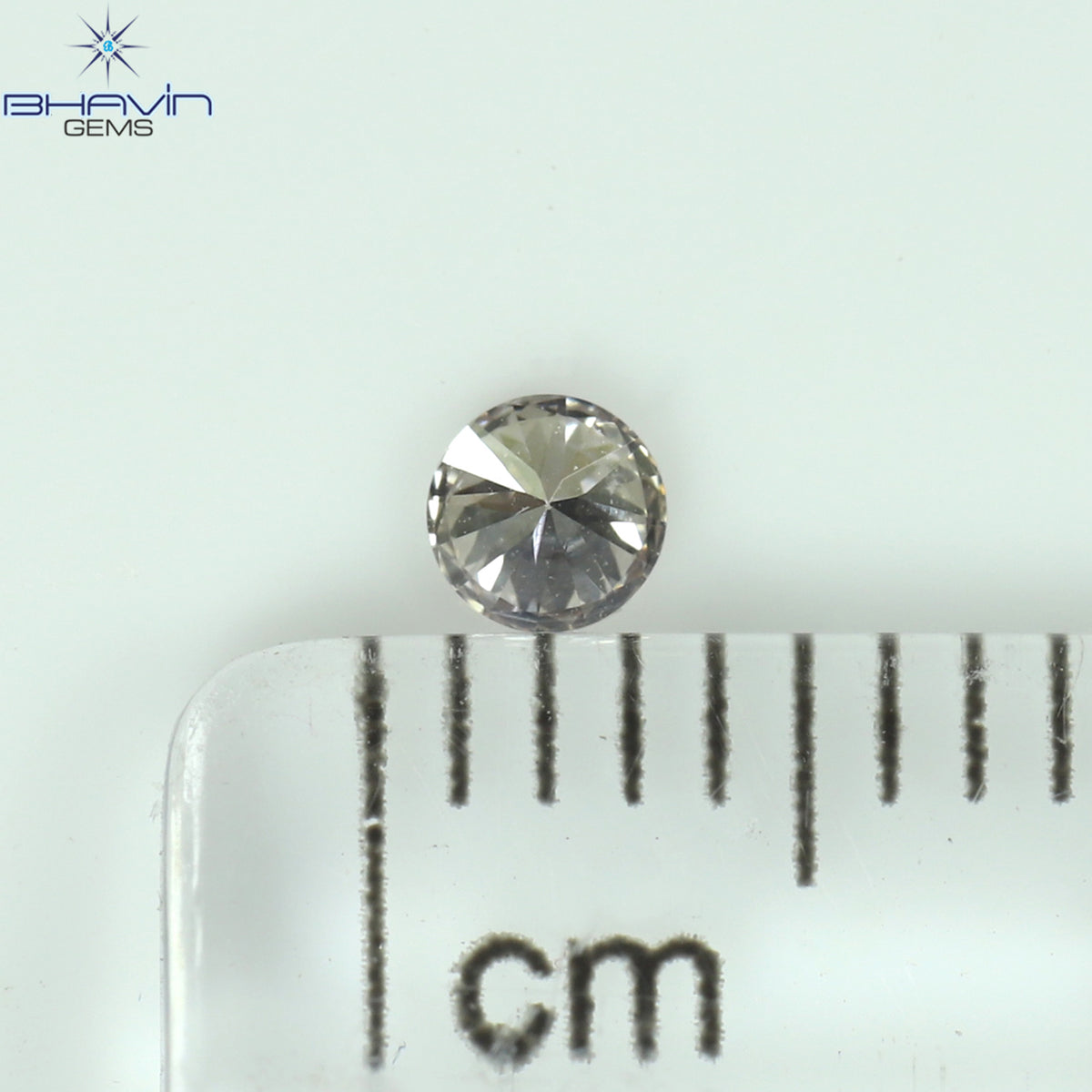 0.08 CT Natural Round Diamond Pink Color Clarity VS1 (2.81 MM)