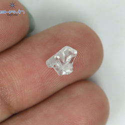 0.71 CT ラフ シェイプ ナチュラル ダイヤモンド ホワイト カラー VS2 クラリティ (6.86 MM)