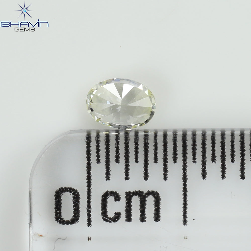 0.13 CT オーバル シェイプ ナチュラル ダイヤモンド ホワイト カラー VS1 クラリティ (3.60 MM)