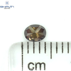 0.20 CT オーバル シェイプ ナチュラル ルース ダイヤモンド ピンク色 VS1 クラリティ (3.86 MM)