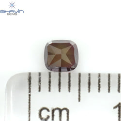 0.27 CT Cushion Shape Natural Loose Diamond Enhanced Pink Color VS2 Clarity (3.51 MM)