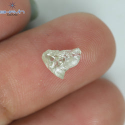 0.73 CT ラフ シェイプ ナチュラル ダイヤモンド ホワイト カラー VS2 クラリティ (7.19 MM)