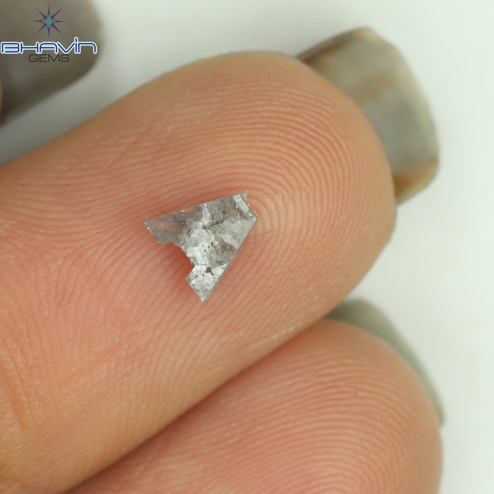 0.24 CT Alphabet Shape Salt And Pepper Natural Loose Diamond I3 Clarity (4.60 MM)
